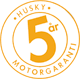 5 års motorgaranti på Husky centraldammsugare